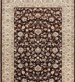 Высокоплотный ковер Royal Esfahan 3046A Brown-Cream